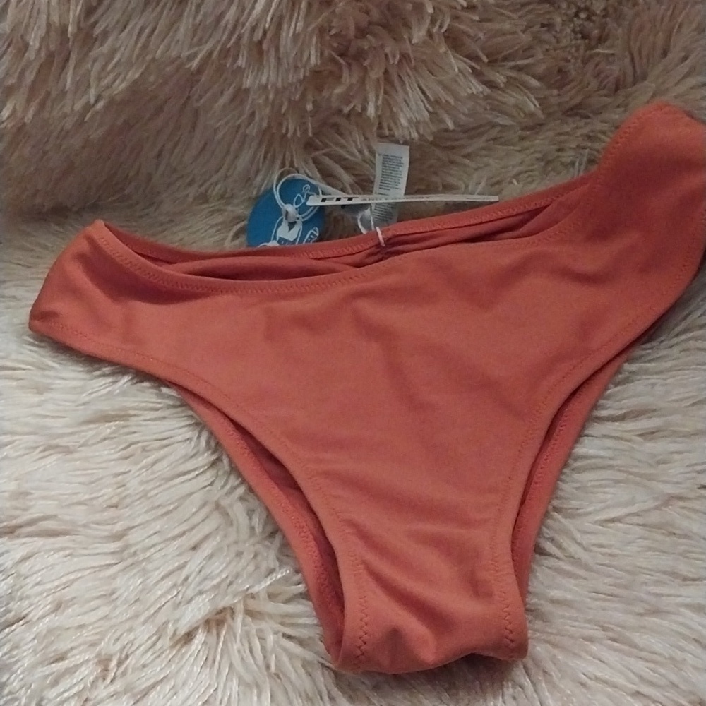CUPSHE Women's  Orange Bikini Bottom NWT Size M